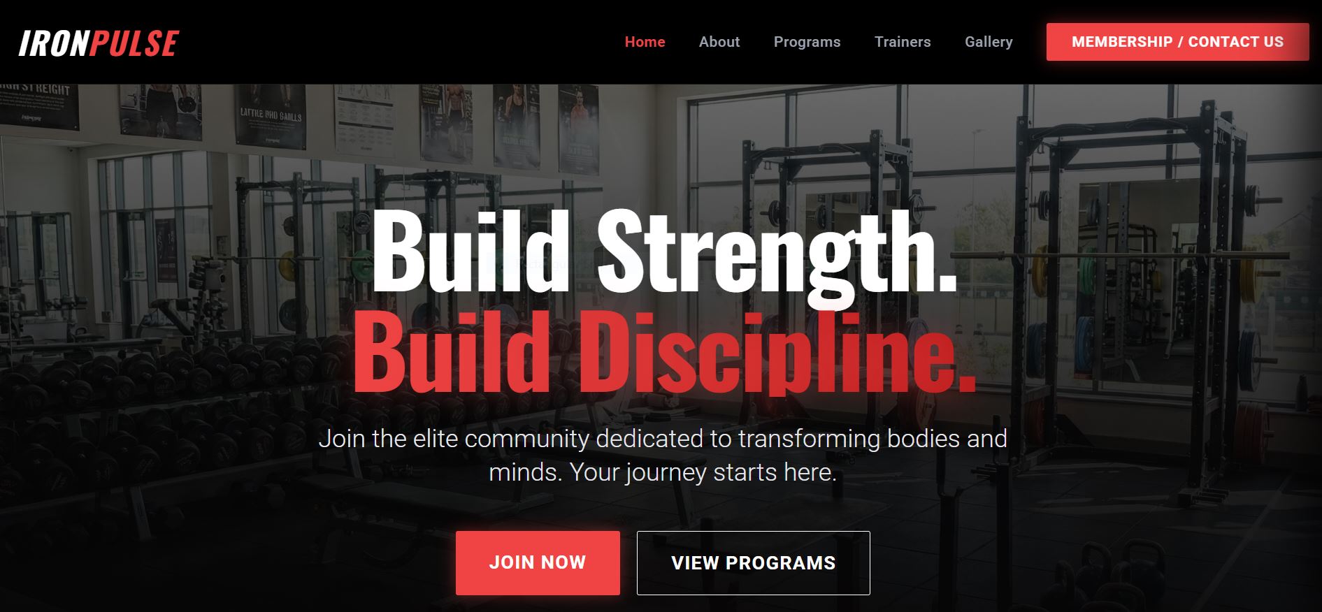 Gym Website
