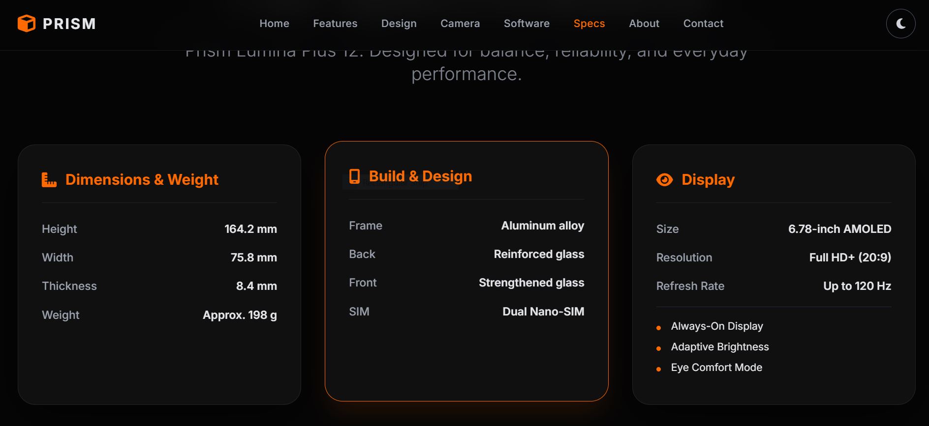 Phone Website