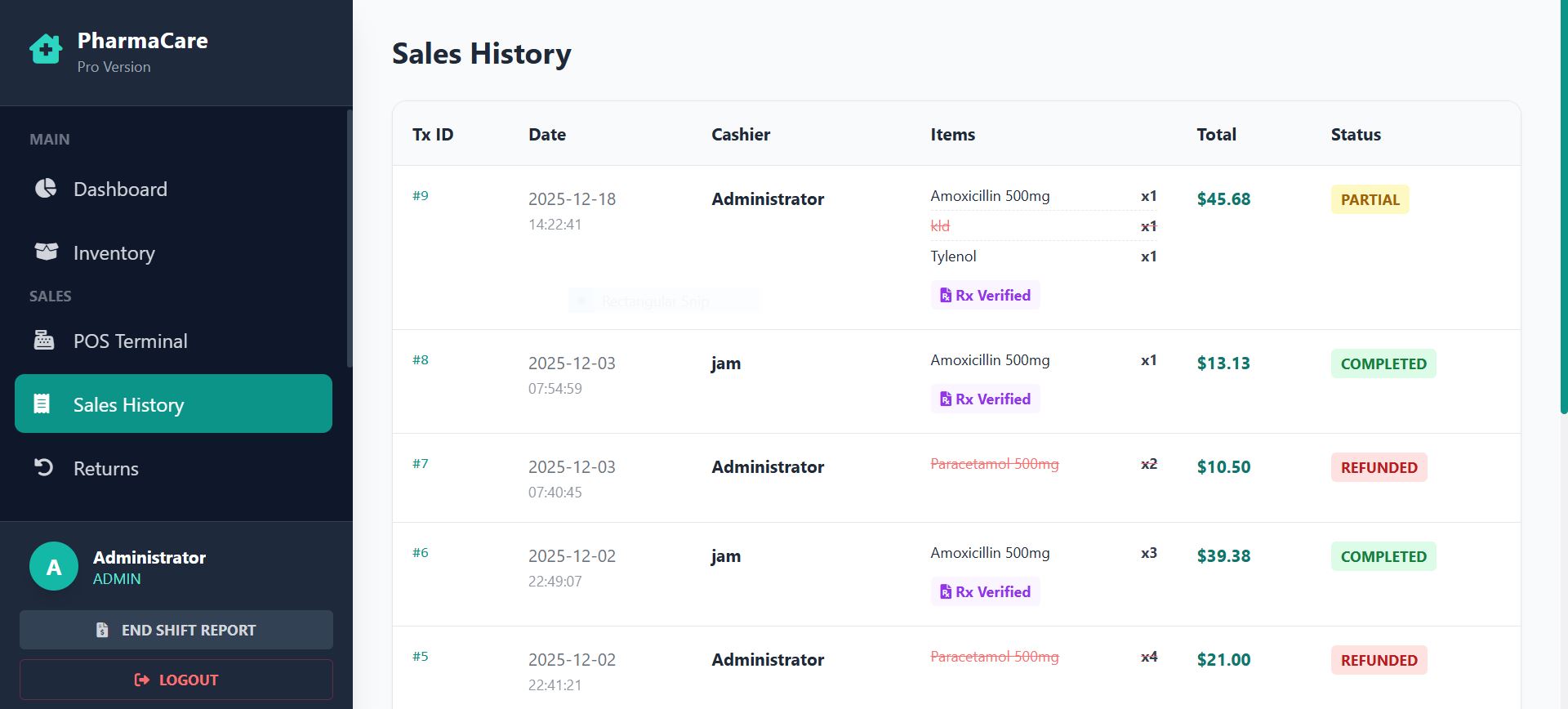 Expiry Tracking